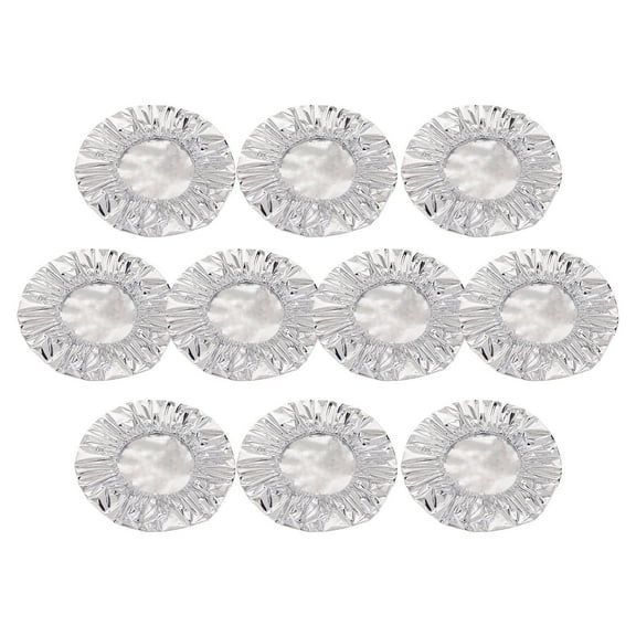 10pcs Insulation Cover Aluminum Foil Film Sleeve – 10-Pack Thermal Food Covers Food-Grade Aluminum Foil, High Heat Resistance, Easy-Tear Design, Ideal for Cooking, Baking, and Food Preservation
