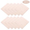 thumbnail image 1 of 10pcs Interlocking Carpet Shaggy Soft EVA Foam Mats Fluffy Rugs Protective Floor Tiles Exercise Play Mats for Children Kids Room Home Parlor Bedroom, 11.8"*11.8" White, 1 of 8