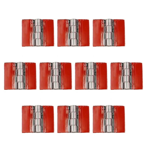 10pcs Invisible Acrylic Hinges with Adhesive Backing Hinges for Simple Homes decors Integration