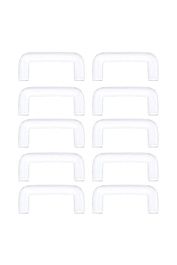 10Pcs U-Shaped Piercing Hider Flexible Acrylic Nose rings Retainer Septum Rings Invisible Septum Piercings Hider