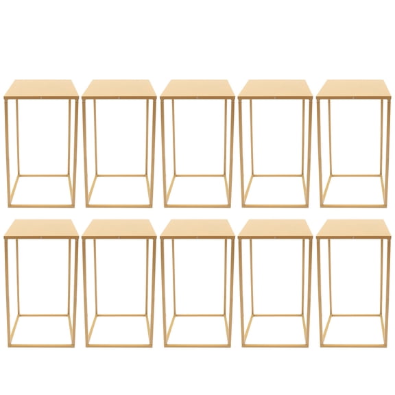 10pcs Iron Art Flower Rack Wedding Geometric Vases Column Stand Prop Detachable