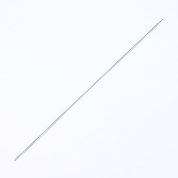 10pcs Iron Beading Needle with Hook For Quartz Beads Bead Threader 18x0.04cm