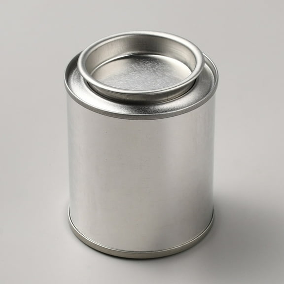 10pcs Iron Empty Paint Can with Lid Column 66x54mm Inner Diameter: 38mm