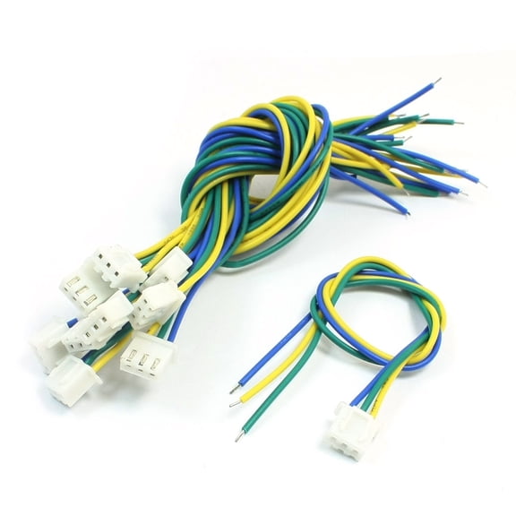 10pcs JST-XH 2.54mm Pitch 3Pin Connector Wire 20cm for RC BEC LIPO Battery