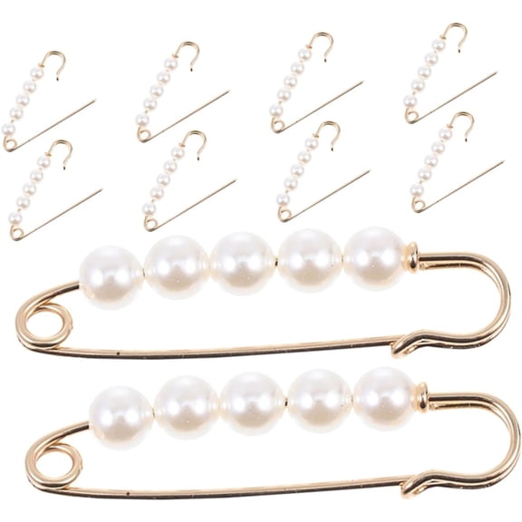 10pcs Jean Button Tightener Clips Metal Waist Pins for Pants Detachable No Sew Safety Clothing and Fashion Accessories