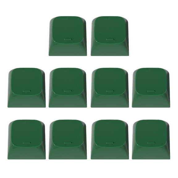 10pcs Jelly Blank Keycaps Features Blind Dots Identification for Gaming and Programming Mechanical Keyboards