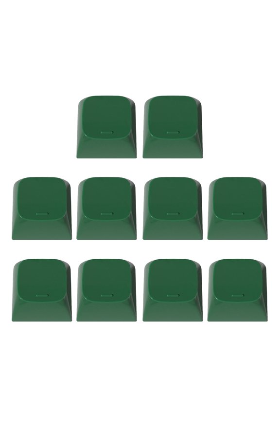 10pcs Jelly Blank Keycaps Features Blind Dots Identification for Gaming and Programming Mechanical Keyboards