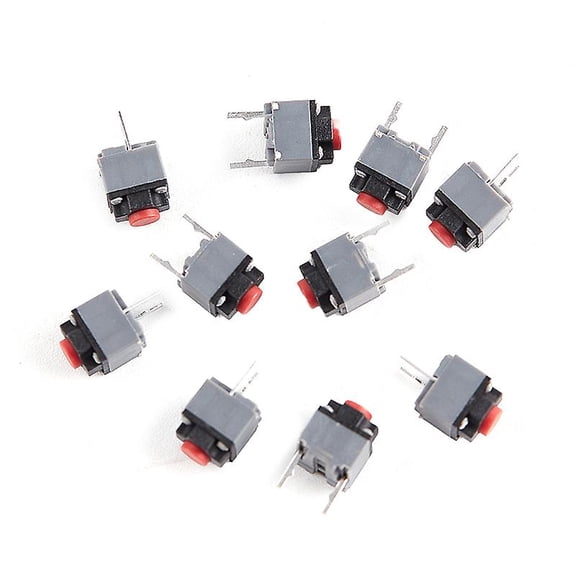 10pcs Kailh Mute Button 6*6*7.3 Silent Switch Wireless Mouse Button Micro Switch