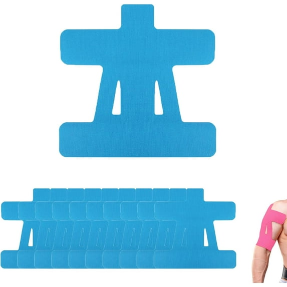 10pcs Kinesiology Tape for Shoulder Pain Relief Pre Cut Sports Waterproof, Breathable Enhance Elastic Kinesiology Athletic Tape, for Pain Support Muscle Sports