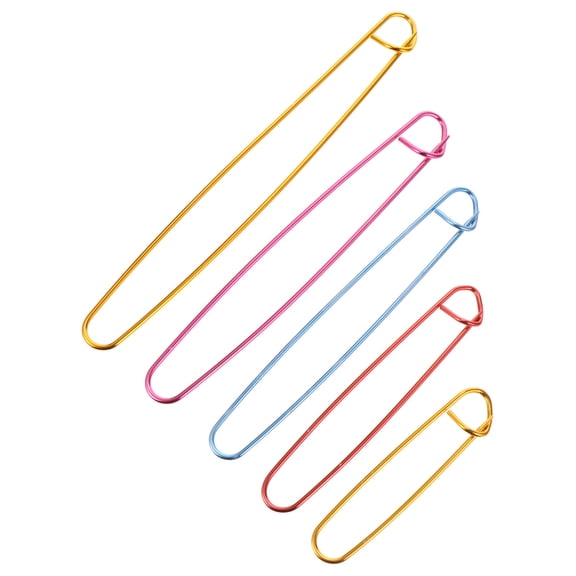 10Pcs Alloy Yarn Stitch Holders Crochet Needles in Random Colors