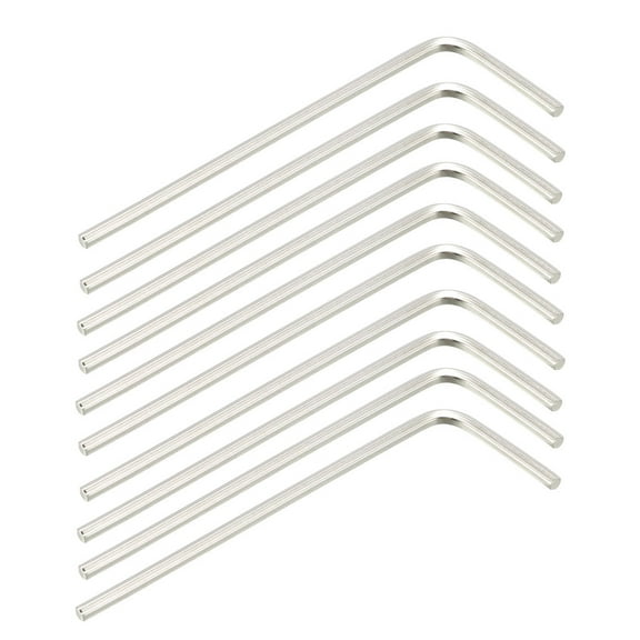 10pcs L-Shape Inner Hexagonal Spanner Flat End M3 Hex Key Wrench Tool