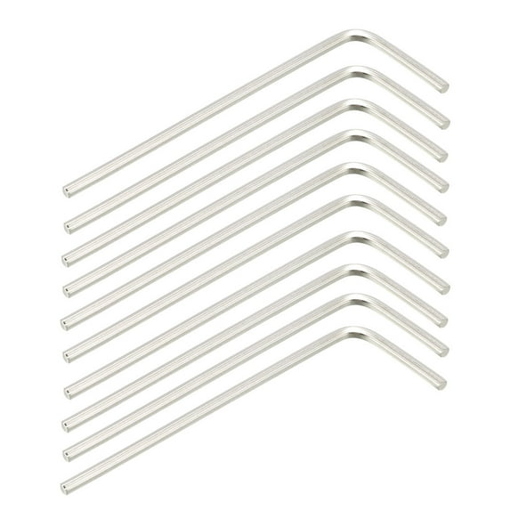 10pcs L-Shape Inner Hexagonal Spanner Flat End M3 Hex Key Wrench Tool