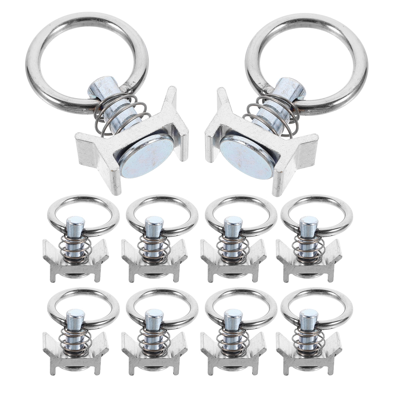 10pcs L Track Tie Down Cargo Tie Down L Track Rail Fitting Anchor For