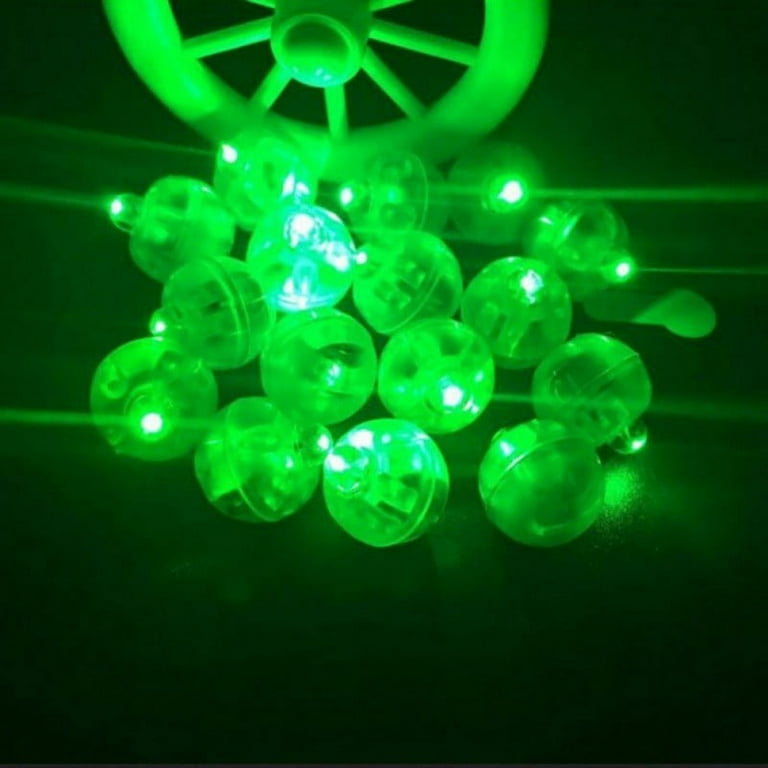 10 Pcs White Led Balloons OR 10 Pcs Color Led Balloons With Led