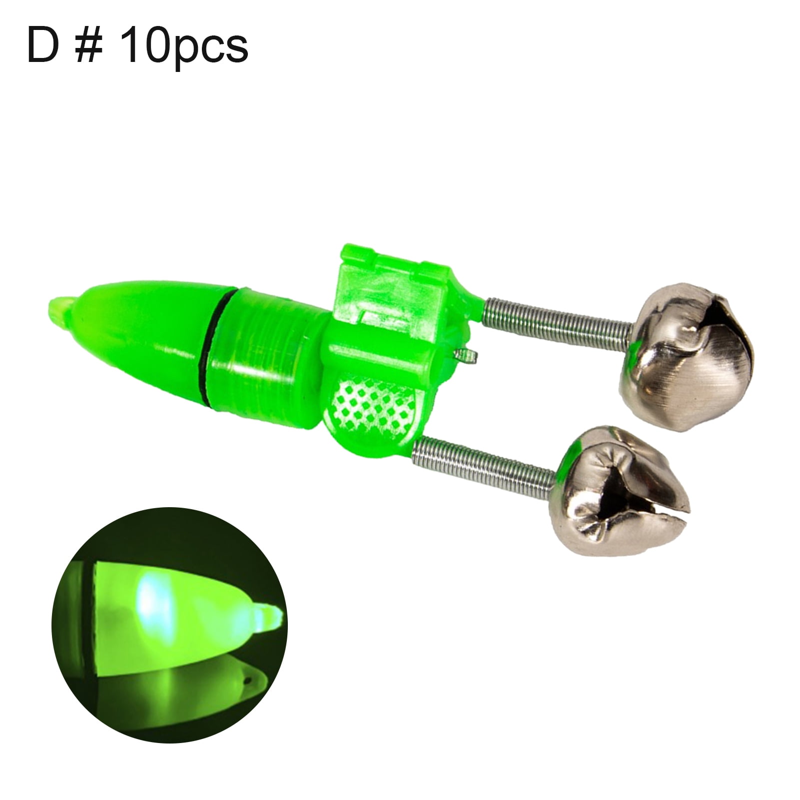Led Fishing Rod 10pcs LED Night Fishing Rod Bite Bait Alarm Light with/without Twin ...