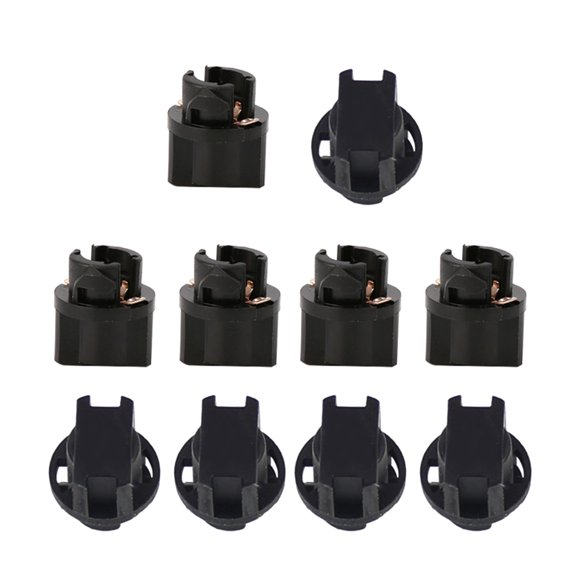 10pcs LED Twist Lock Socket Lamp Holder Lamp Base Light Bulbs Socket Holder Instrument Panel Cluster Bulb Base
