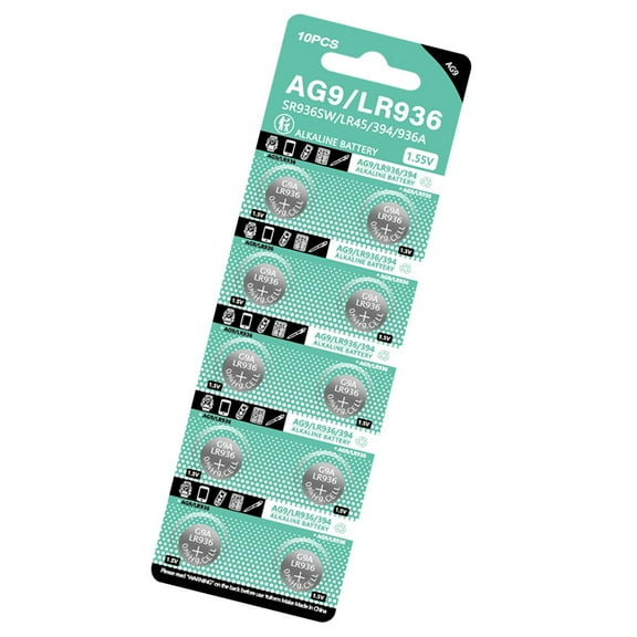 10pcs LR936 Button Batteries 1.5V Alkaline Stable Power Supply for Gadgets And Accessories Replace LR45/LR936/394/AG9
