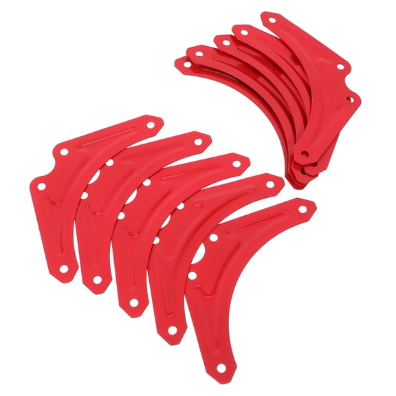 HINTRMENT 10Pcs Triangle Step Ladder Replacement Brackets Iron Fixed Angle Stability Support