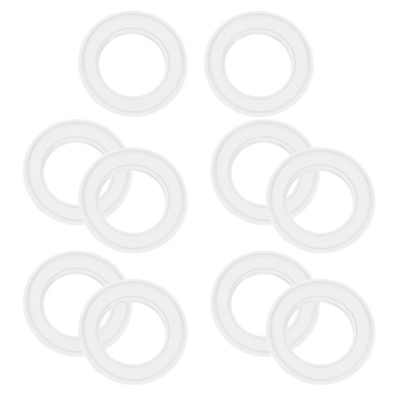 HAMPPLIES Lamp Shade Ring Collar Beige 10Pcs 1.7In