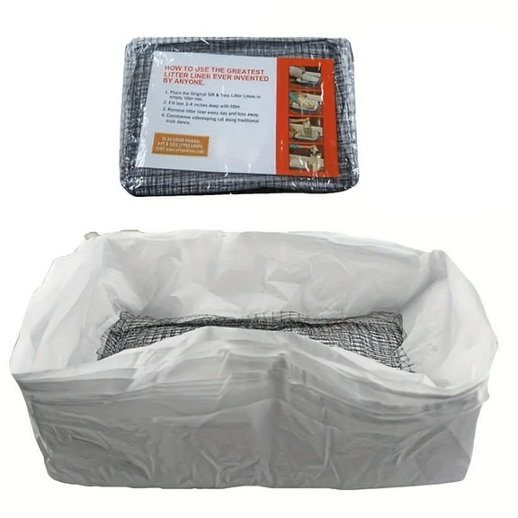 10pcs Lazy Cat Litter Net Bag Cat Litter Box Cat Litter Filter Bag