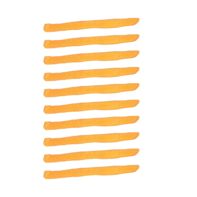 10pcs Lifelike Fake French Fries Artificial French Fries Simulation