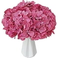 thumbnail image 1 of 10pcs Light Blue Fake Flowers Hydrangea Heads Silk Flowers with Stems for Mother's Day Easter Home Kitchen Wedding Decorations (vase not Include), 1 of 5