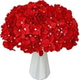 thumbnail image 1 of 10pcs Light Blue Fake Flowers Hydrangea Heads Silk Flowers with Stems for Mother's Day Easter Home Kitchen Wedding Decorations (vase not Include), 1 of 5