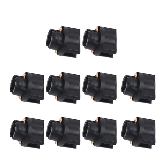 10pcs Light Bulbs Socket Indicators Holder LED Twist Lock Socket Lamp Holder Cluster Bulb Base Lamp Base