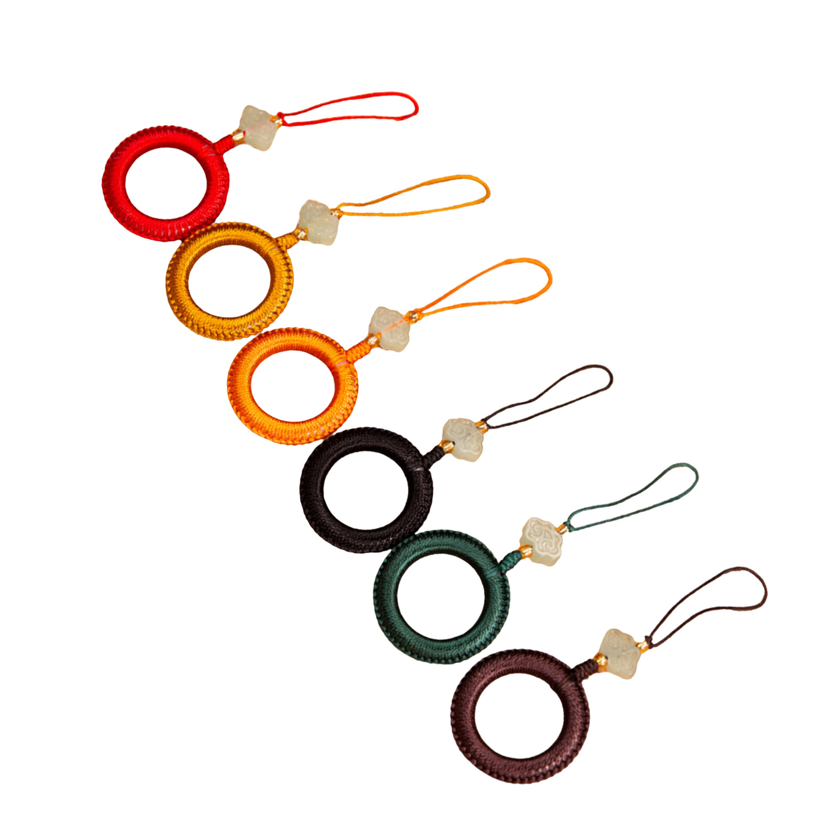 Fastener Keychain 10pcs Lightweight Chinese Inspired Loss Proof Keychain Ornament With ...