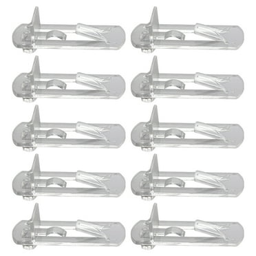 KAKOWELY Shelving Pegs For Cabinets Grey 10Set 0.20X7.87In