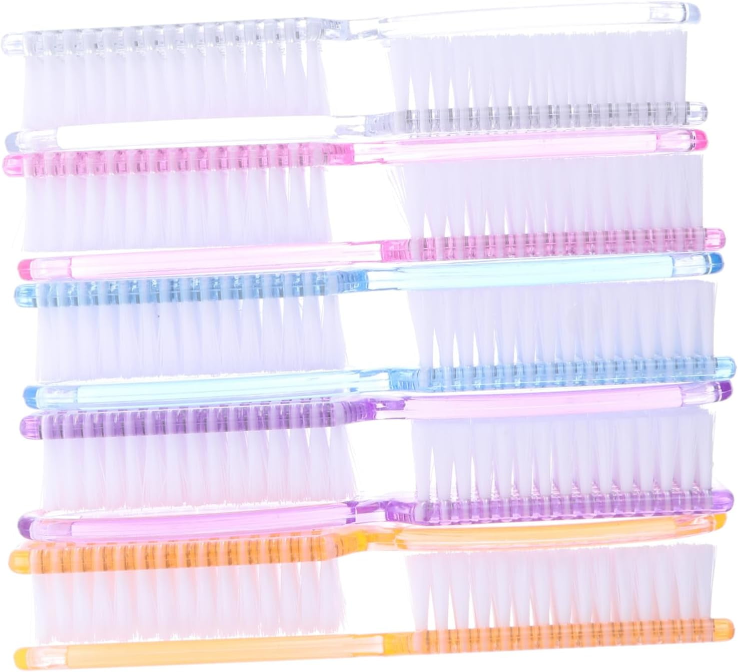 10pcs Long Handle Nail Brush Nail Brush Acrylic Pedicure Tools Nail