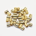 thumbnail image 1 of 10pcs Long-Lasting Plated Brass Beads Real 18K golden Plated Nickel Free Column 3.5x4mm Hole: 2.5mm, 1 of 2