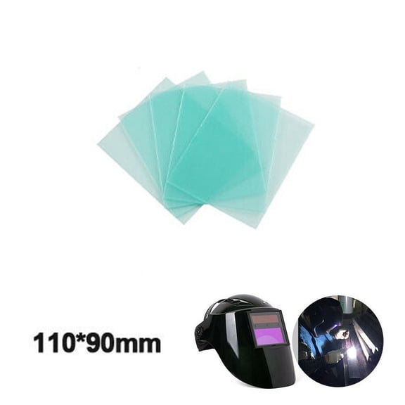 10pcs Lot Welding Shield Cover Green Clear Lens Protection Board For Welding Screens Helmet Mask Replacement Accessories