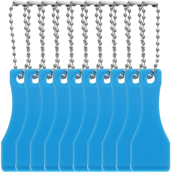 TEHAUX ticket scratcher tool Scraper Tool Blue Adults Craft Projects 10pcs