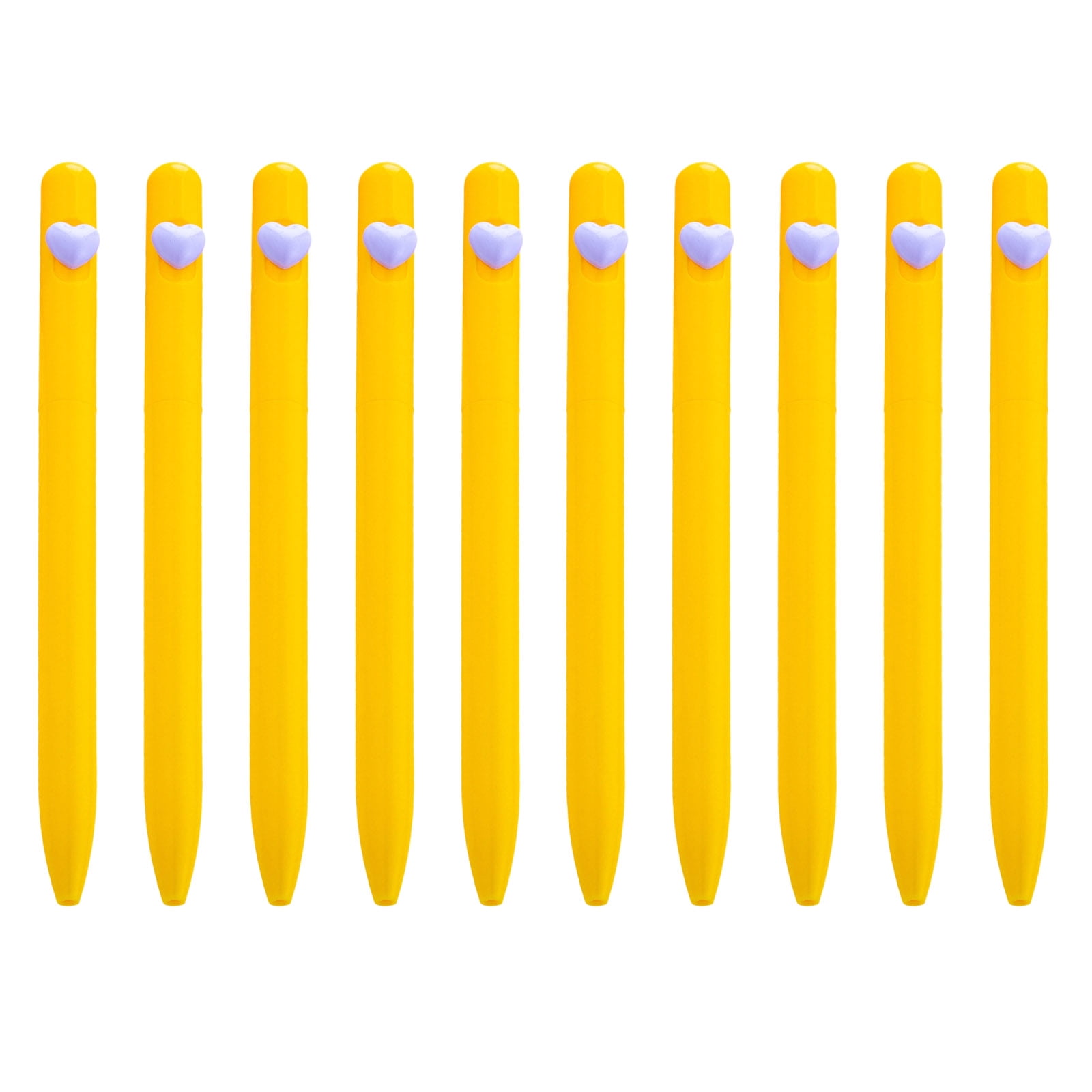 Walmart Writing 10pcs Love Heart Ballpoint Pen Oil Pen 1.0mm Stationery Pen Writing Pen ...