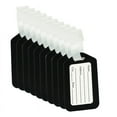 thumbnail image 1 of 10pcs Luggage Tags Suitcase Label Bag Travel Accessories Black, 1 of 4