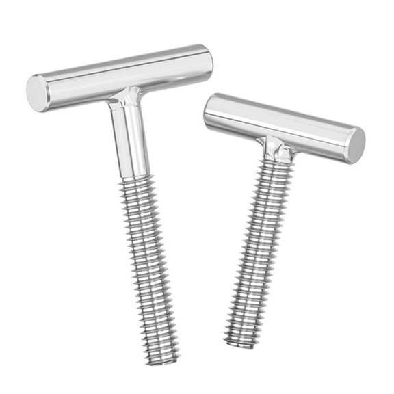 10pcs M10 304 Stainless Steel T-Screws, Mechanical Rod Handles Screws for Industries Marine