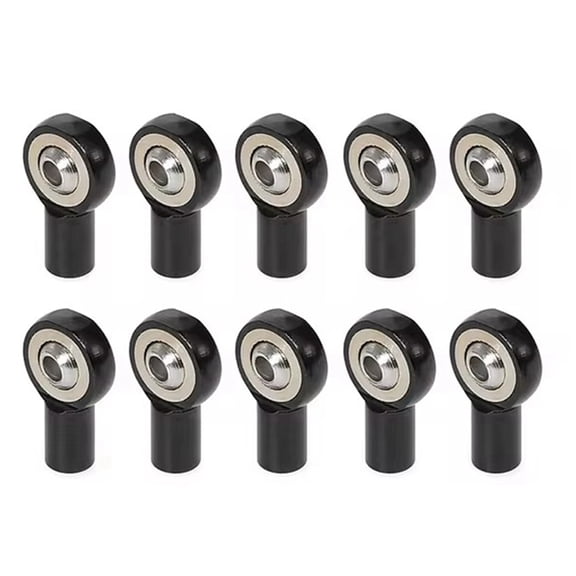 10pcs M2.5 Link Rod Joint Ball End Holder for RC Model Car Boat Airplane Trucks Black