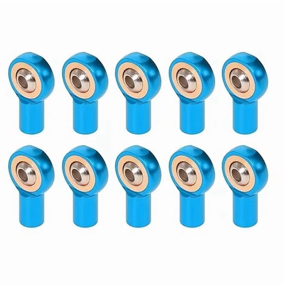 10pcs M2.5 Link Rod Joint Ball End Holder for RC Model Car Boat Airplane Trucks Blue