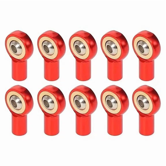 10pcs M2.5 Link Rod Joint Ball End Holder for RC Model Car Boat Airplane Trucks Red