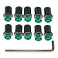 thumbnail image 1 of 10pcs M5x16mm Windscreen Bolts Nuts Aluminum Fastener Kit Motorbike Accessories Motorcycle Windshield Mounting Screw, 1 of 19