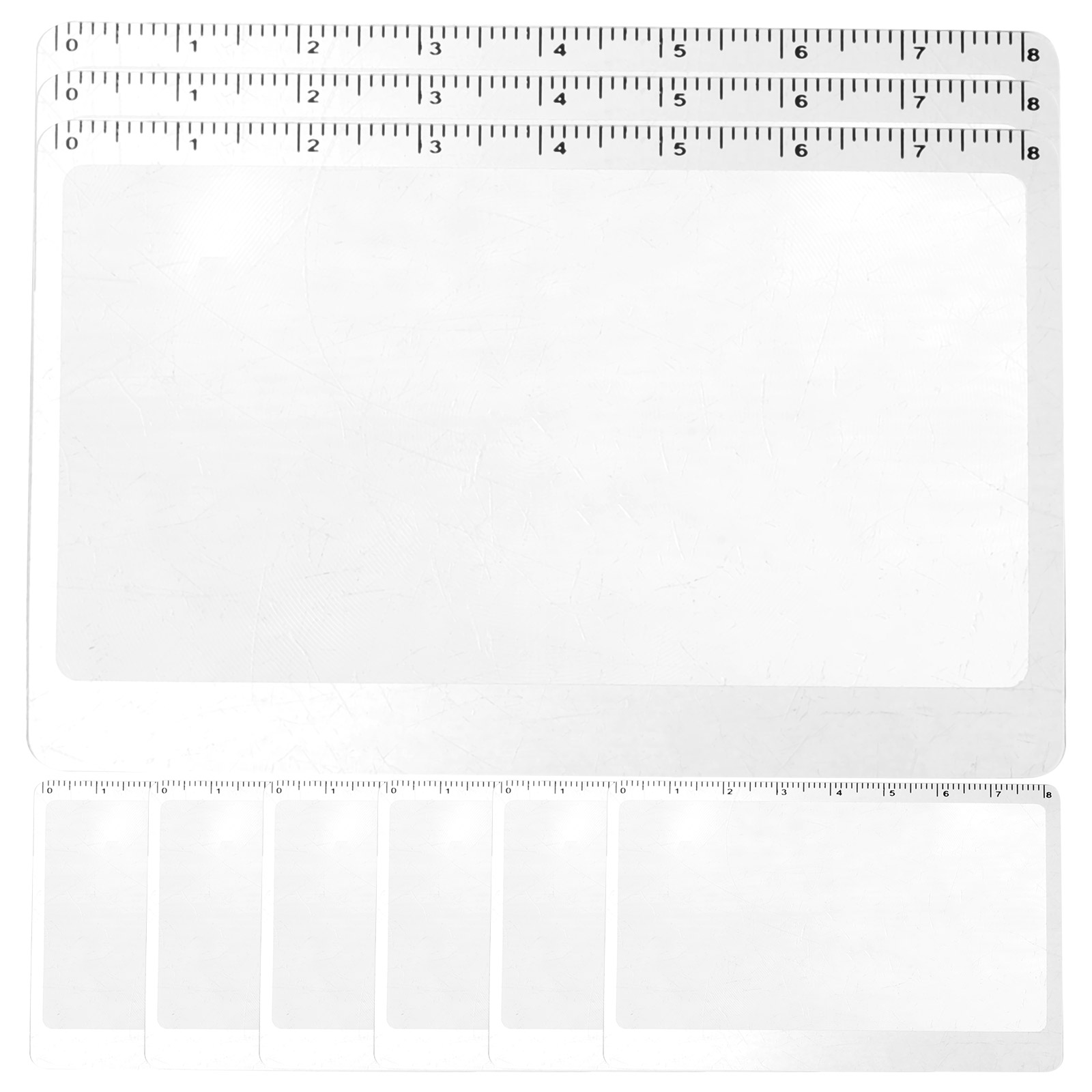 10pcs Magnifying Bookmarks for Reading Magnifier Bookmarks Full Page
