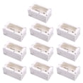 thumbnail image 1 of 10pcs Marbling Cupcake Boxes with Inserts Windowed Muffin Holder Dessert Containers (2 Cavities), 1 of 7