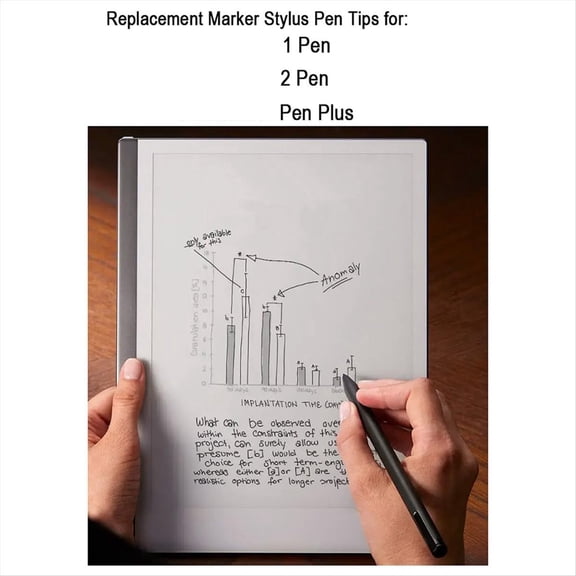 10pcs Marker Pen Tips Compatible with Remarkable 1/2 Tablet Pen