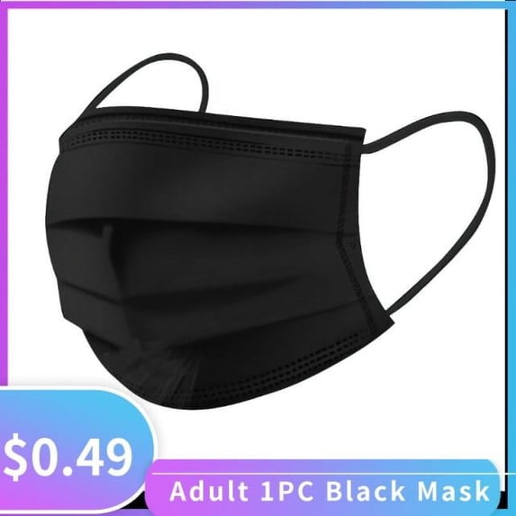 10pcs Mascarillas Adult Masque Jetables Butterfly Print Disposable Three Layer Face Mask Express Shipping Included