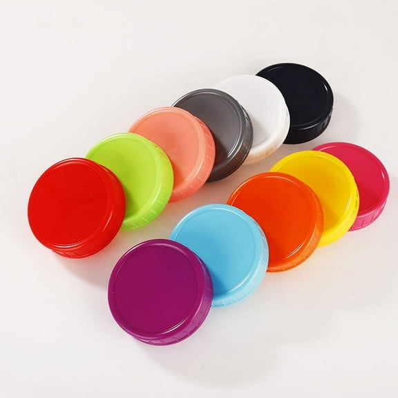 10pcs Mason Jar Lid Large Mouth Mason Jar Covers Food Storage Caps Canning Jar Lids Storage Caps