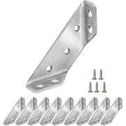 10pcs Metal Angle Brackets Wood Corner Connectors Furniture Corner for Shelves Tables Chairs Cabinetsxxw
