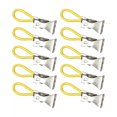 thumbnail image 1 of 10pcs Metal Hanging Towel Clips with Hanging Loop Clip Hangers for Kitchen Bathroom, 1 of 10