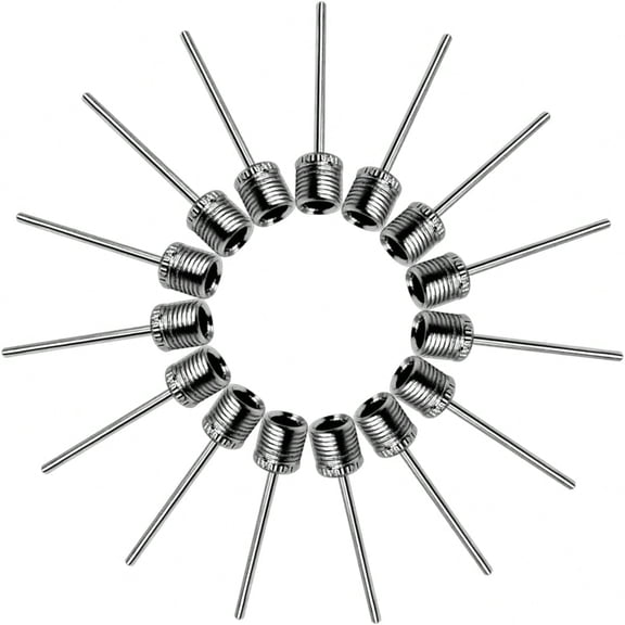 10pcs Metal Inflation Needles Universal Ball Pump Needles For Basketball Soccer Football Volleyball Rugby Balloons Portable Air Inflator Needle