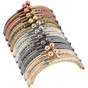 NOBRAND 10pcs Metal Purse Frame 3.3 Inch 5 Color Kiss Clasp Frame Metal Frame Bag Kiss Clasp Lock